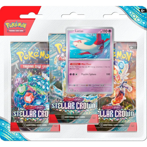 Pokémon TCG - Stellar Crown 3 Pack Blister